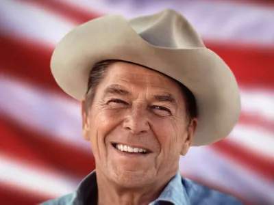 Portret 40. predsednika ZDA s kavbojskim klobukom / Foto: Profimedia