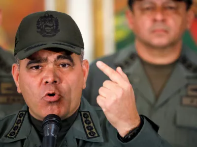 ﻿Venezuela's Defense Minister Vladimir Padrino Lopez attends a news conference in Caracas, Venezuela, February 19, 2018. REUTERS/Manaure Quintero NO RESALES. NO ARCHIVES