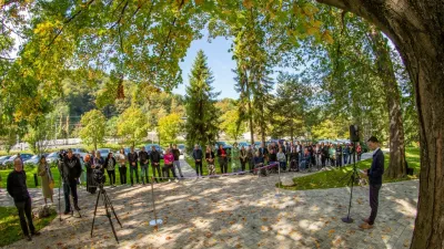 Zdraviliški park zasijal v novi podobi