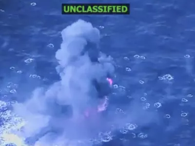 Napad na tihotapski čoln ob obali Venezuele.