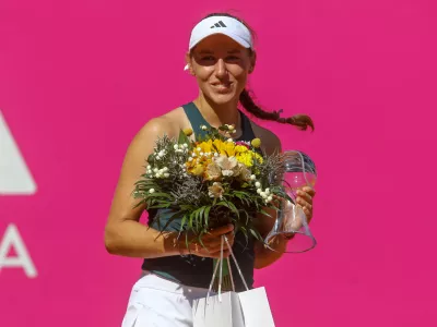 Kaja Juvan14.9.2025 - tenis turnir WTA Tivoli Ljubljana Foto: LUka Cjuha