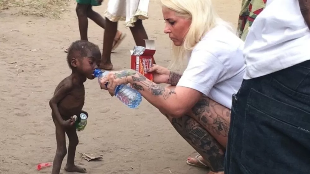 Hope (levo) in Anja Rinngren Loven med njunim prvim srečanjem leta 2016. / Foto: Anja Rinnigren Loven/facebook