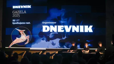 24.9.2025 - Gazela 2025 - Osrednjesloveska Gazela - Grand hotel Plaza - regijski izbor najbolj&scaron;ih najhitreje rastočih podjetij &ndash; razglasitev Osrednjeslovenske GazeleFoto: Luka Cjuha