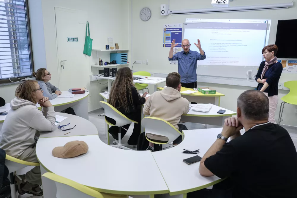 - 07.10.2025 - Cene Štupar - Program začetna integracija priseljencev//FOTO: Jaka Gasar / Foto: Jaka Gasar