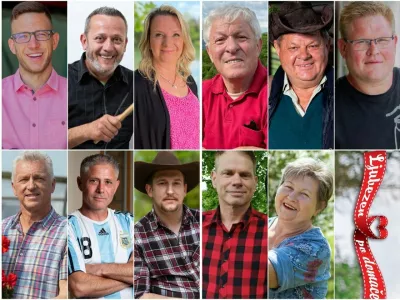 Tekmovalci v resničnostni oddaji Ljubezen po domače.