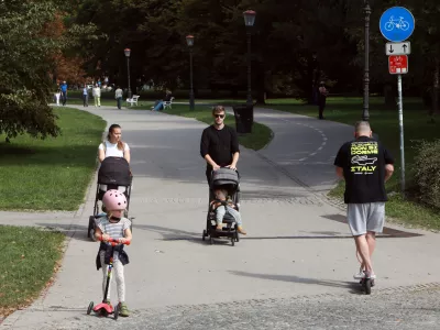 15.09.2025 -simbolična fotografija E skiro, TivoliFoto: Tomaž Skale