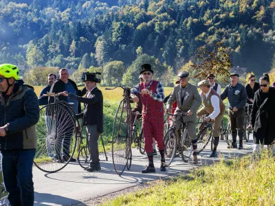 V Dobrni odprli nove kilometre kolesarskih površin