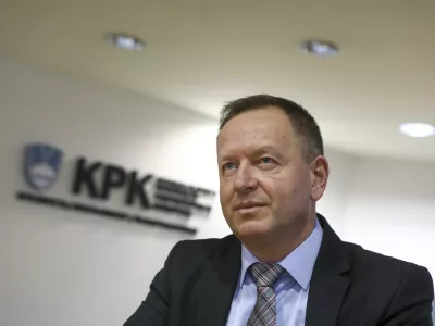 - 28.11.2023 - Predsednik Komisije za preprečevanje korupcije KPK dr. Robert Šumi //FOTO: Luka Cjuha