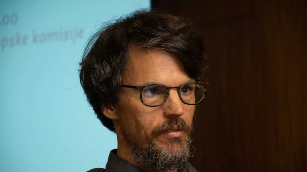 ﻿Slovenija, Ljubljana 07.03.2019, 7. marec 2019, portret, Hisa EU, festival Literature sveta Fabula, Bostjan VidemsekFoto: Alen Milavec /BOBO