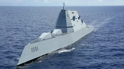 220728-N-DF558-1763 PACIFIC OCEAN (July 28, 2022) U.S. Navy Zumwalt-class guided-missile destroyer USS Michael Monsoor (DDG 1001) sails in formation during Rim of the Pacific (RIMPAC) 2022, July 28. Twenty-six nations, 38 ships, three submarines, more than 30 unmanned systems, approximately 170 aircraft and 25,000 personnel are participating in RIMPAC from June 29 to Aug. 4 in and around the Hawaiian Islands and Southern California. The world's largest international maritime exercise, RIMPAC provides a unique training opportunity while fostering and sustaining cooperative relationships among participants critical to ensuring the safety of sea lanes and security on the world's oceans. RIMPAC 2022 is the 28th exercise in the series that began in 1971. (U.S. Navy photo by Mass Communication Specialist 3rd Class Aleksandr Freutel),Image: 711061347, License: Rights-managed, Restrictions:, Model Release: no