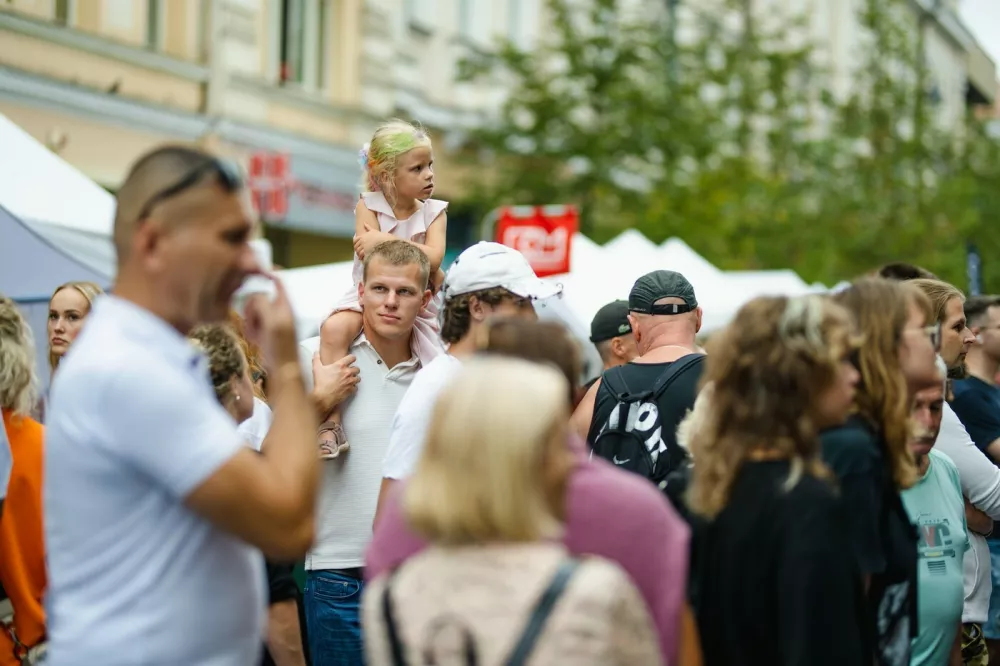 VILNIUS, LITHUANIA - SEPTEMBER 16, 2024: People attending annual Nations Fair, where masters from the national communities of Lithuania present their arts, crafts, national customs and traditions.,Image: 1014871946, License: Royalty-free, Restrictions:, Model Release: no