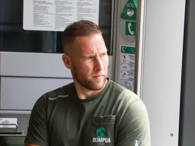 - Robert Sabolič, kapetan, - 09.09.2025. - Novinarska konferenca ljubljanskega hokejskega kluba Olimpija pred začetkom nove tekmovalne sezone v mednarodni ligi ICEHL//FOTO: Bojan Velikonja