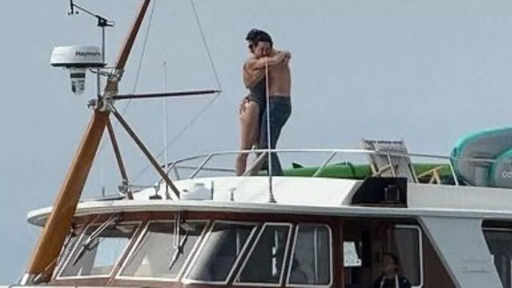 Katy Perry in Justin Trudeau objeta na jahti. F instagram