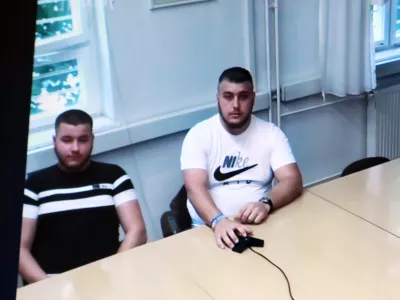 25.09.2025 - sodišče, obtožena Novak Arsen, Novak LeonardoFoto: Tomaž Skale