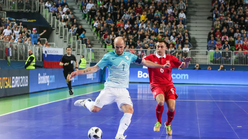  Igor Osredkar - 30.01.2018 - Evropsko prvenstvo UEFA Futsal Euro 2018 v Sloveniji - 1. krog: skupina A: Slovenija: Srbija //FOTO: Bojan Velikonja