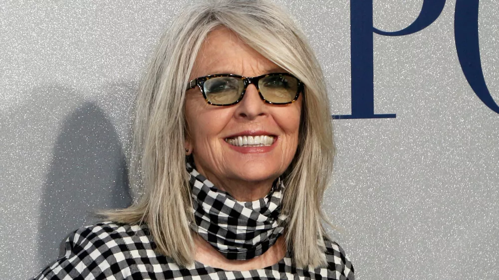 FILE - Diane Keaton arrives at the World Premiere of "Poms," on Wednesday, May 1, 2019, in Los Angeles. (Photo by Willy Sanjuan/Invision/AP, File)