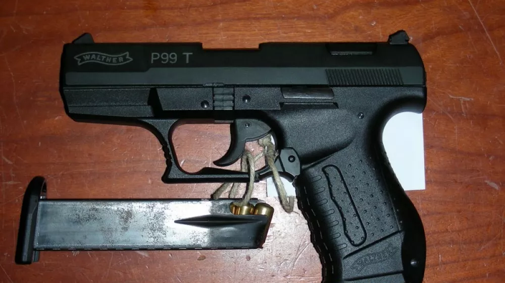 Zasežena plinska pištola v Pomurju