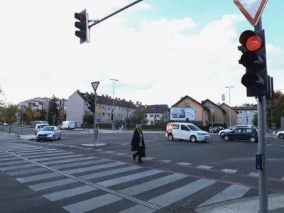 14.10.2025 - križišče Topniška in LinhartovaFoto Luka Cjuha