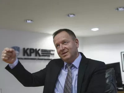 - 28.11.2023 - Predsednik Komisije za preprečevanje korupcije KPK dr. Robert Šumi //FOTO: Luka Cjuha