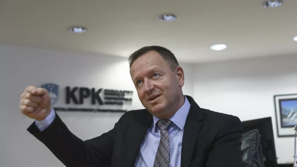 - 28.11.2023 - Predsednik Komisije za preprečevanje korupcije KPK dr. Robert Šumi //FOTO: Luka Cjuha