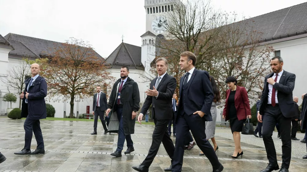 francoski predsednik Emmanuel Macron na obisku v Sloveniji, Ljubljanski grad