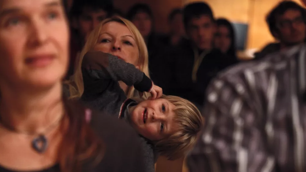 - 1. program Radio Slovenija - oddaja >Lahko no?, otroci! / Foto: Luka Cjuha