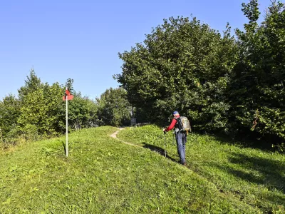 Na vrhu Hleviške planine / Foto: Franci Horvat