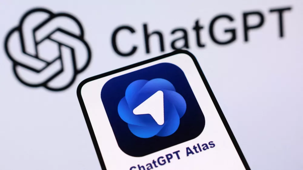 ChatGPT and Atlas logos are seen in this illustration taken October 21, 2025. REUTERS/Dado Ruvic/Illustration