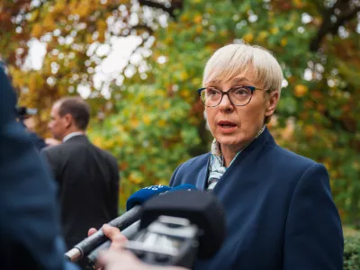 Belgija, Bruselj.Izjava predsednice republike Natasa Pirc Musar ob obisku v Bruslju.