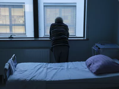 - 20.11.2023 – simbolična fotografija - bolnišnica, pacient, zdravstvo, samota, depresija, starost //FOTO: Jaka Gasar