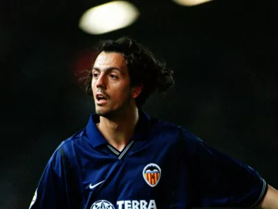 Zlatko Zahović v dresu zvezdniške Valencie / Foto: Getty Images