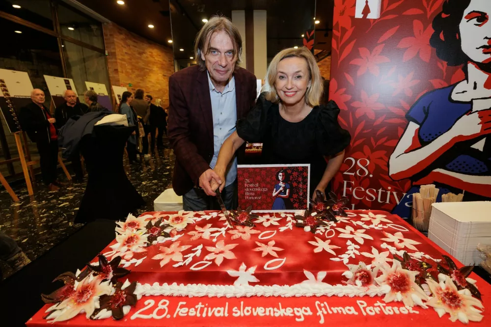 Nataša Bučar z Bojnom Labovićem / Foto: Matjaž Rušt