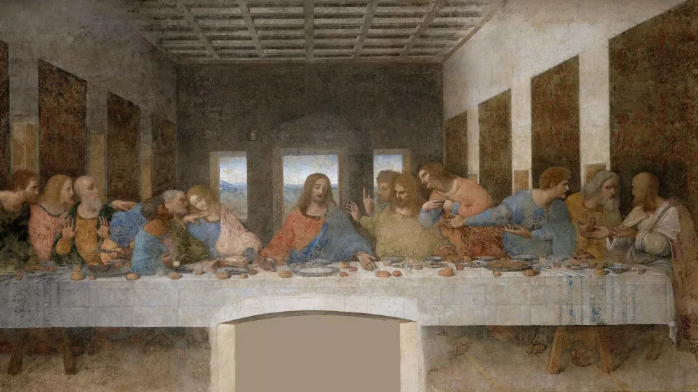 Leonardo Da Vinci: Zadnja večerja, cca. 1495 / Foto: Wikimedia