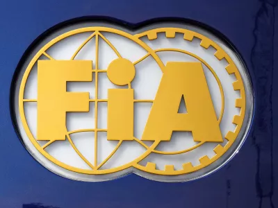 FILED - 20 July 2018, Baden-Württemberg, Hockenheim: The logo of the Fia (Federation Internationale de l'Automobile) in the paddock. Hackers earlier this year gained unauthorized access to a driver portal operated by FIA, a spokesman for the Formula One ruling body confirmed on the sidelines of the Mexican Grand Prix. Photo: Jan Woitas/dpa-Zentralbild/dpa