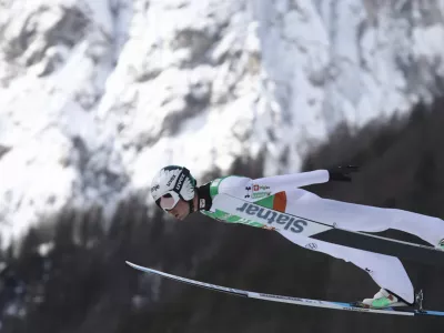 30.03.2025 - finale svetovnega pokala v smučarskih skokih, moški, posamična tekma; PLANICA 2025Foto: Luka Cjuha