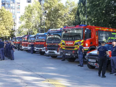 18.09.2025 - slavnostni prevzem 10 vozil za ga&scaron;enje - gasilci - gasilska zvezaFoto: Luka Cjuha