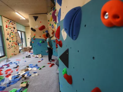 Trzin dobil svoj prvi plezalni center