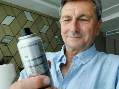 Borut Pahor je na Kitajskem doživel nenavadno izku&scaron;njo. F instagram Boruta Pahorja