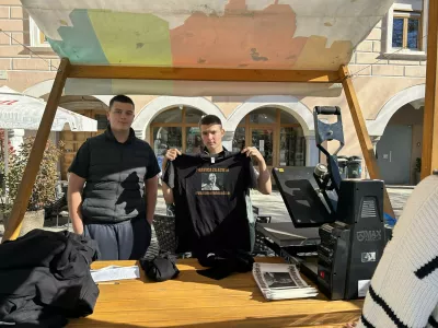 Priprave na protest NM