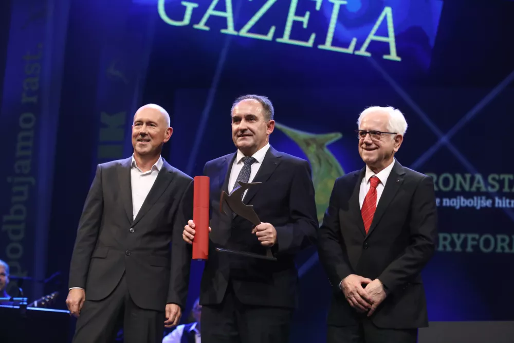 DNEVNIK MEDIJI - Bojan Petan, ACRYFORM - Stanislav Habinc in KLS LJUBNO - Mirko Strašek (Foto: Luka Cjuha)