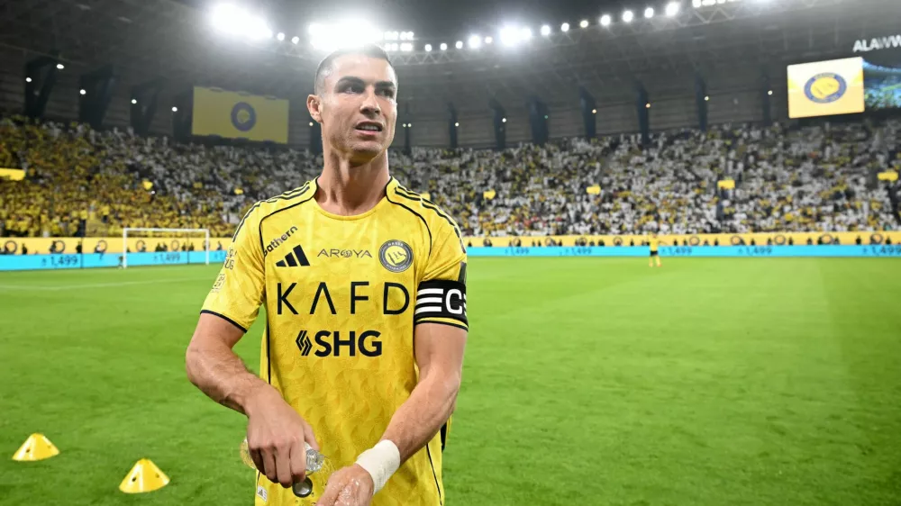 Soccer Football - King's Cup of Champions - Round of 16 - Al Nassr v Al Ittihad - Al Awwal Park, Riyadh, Saudi Arabia - October 28, 2025 Al Nassr's Cristiano Ronaldo before the match REUTERS/Stringer