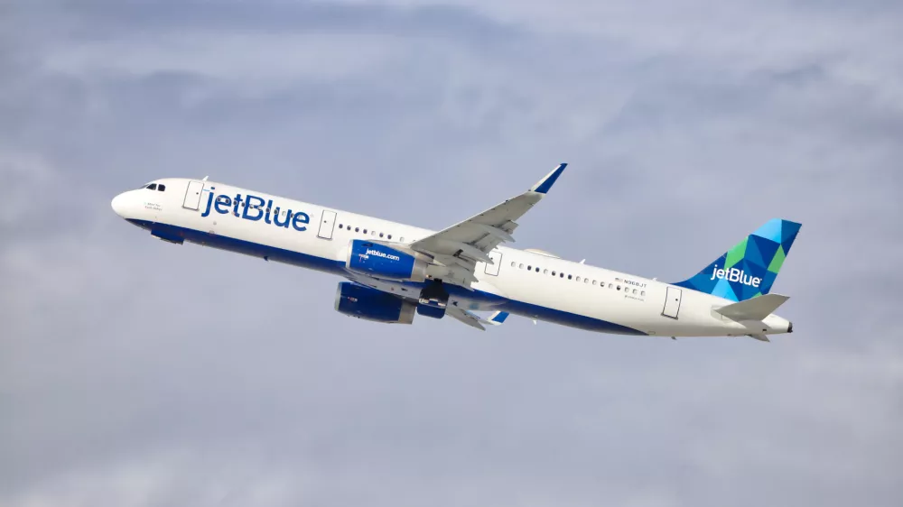 A321 letalske družbe JetBlue. Slika je simbolična.
