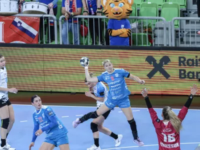 Tamara Mavsar- 25.10.2025 - rokomet - liga prvakov za ženske - Krim Mercator: CSM Bukarešta//FOTO: Jaka Gasar