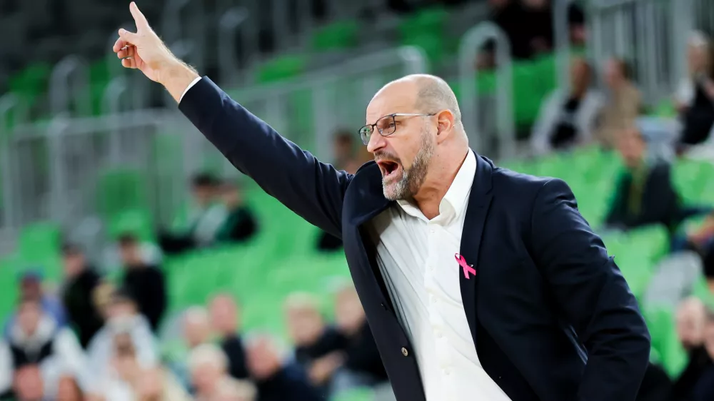 Zvezdan Mitrović in action during ABA League 2025/2026 basketball match between Cedevita Olimpija (SLO) and Mega Superbet (SRB) in SRC Stozice, Ljubljana, Slovenia on October 5, 2025. Photo: Filip Barbalic
