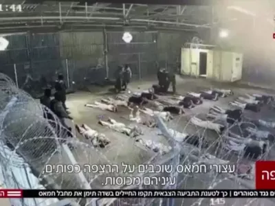 Izraelski Channel 12 je objavil video, ki prikazuje vojake, ki naj bi 7. avgusta 2024 v zaporu Sde Teiman spolno zlorabljali palestinskega zapornika. 