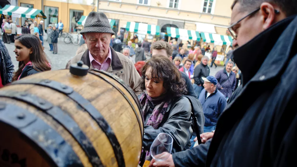 ljubljanska vinska pot - "Predmartinova Ljubljana" - kulinaricni dogodek, kjer so svoja vina in kuhinjo predstavili izbrani vinarji in gostinci//FOTO: TomaĹľ ZajelĹˇnik