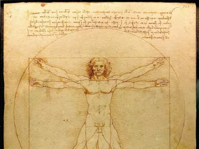 Vetruvijev človek / Foto: Leonardo Da Vinci/wikipedia