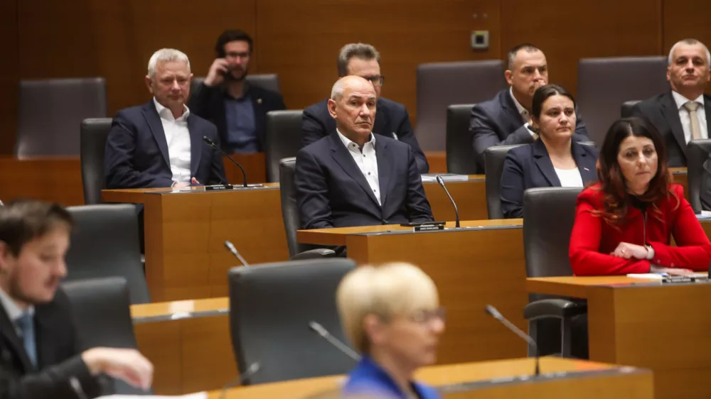 Janez Jan&scaron;a, predsednik SDS,predsednica republike Nata&scaron;a Pirc Musar je na lastno pobudo prvič nagovorila poslance - 13.12.2023 &ndash; Državni zbor RS - 15. redna seja DZ &ndash; //FOTO: Bojan Velikonja