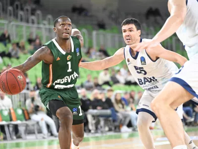 Umoja Gibson01.10.2025 - Cedevita Olimpija - Manresa, 1. krog evropskega pokala v sezoni 2025/26FOTO: Nik Erik Neubauer