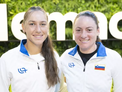 Kaja JuvanTamara Zidanšek06.11.2025 -Tenis, konferencaFOTO: Nik Erik Neubauer